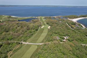 Fishers Island 6th Fairway Aerial